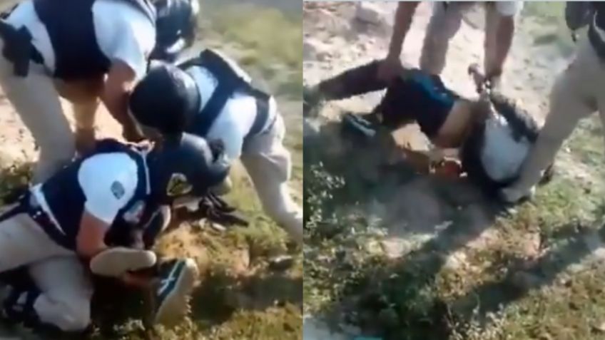 "¡Auxilio! No hice nada": Captan abuso policial en Xalapa por presunta portación de drogas