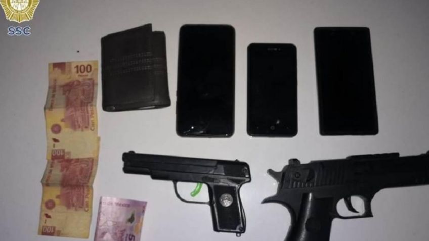 Con armas de juguete: Menores de edad asaltan a pasajeros; fueron capturados de inmediato
