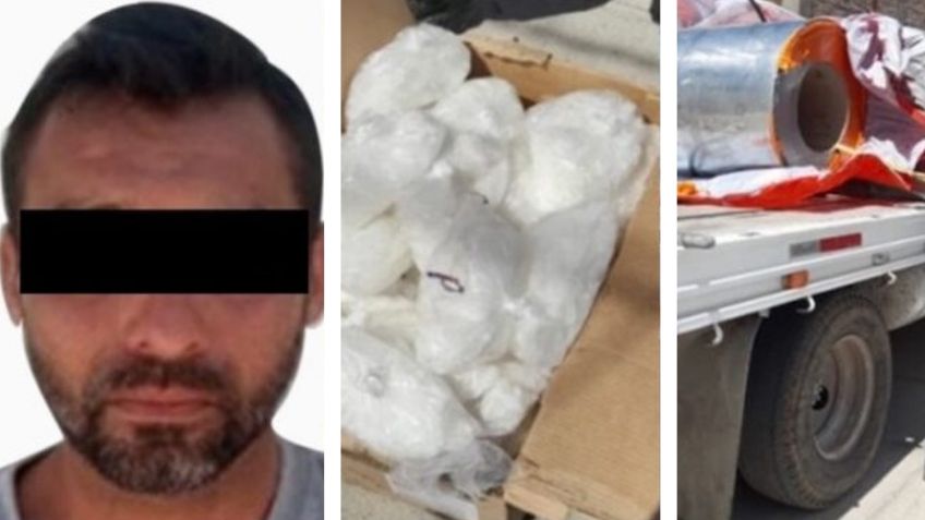 Aseguran camión de carga en carretera de Sonora; llevaba millonario cargamento de droga