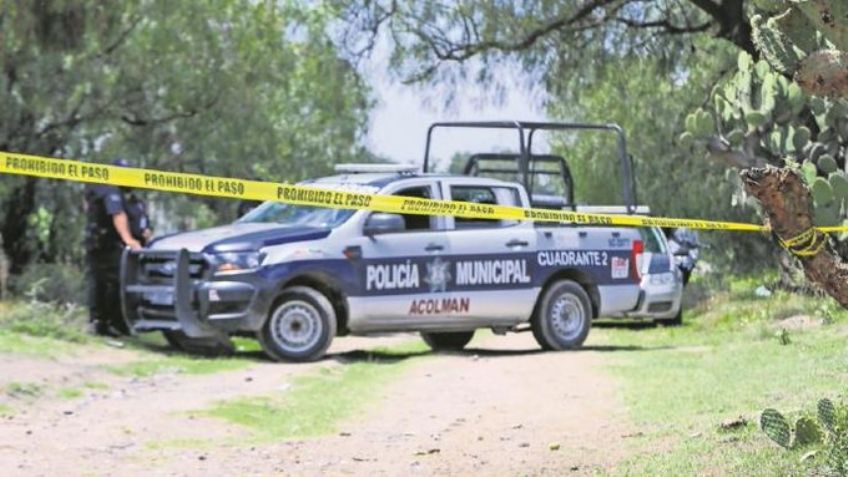 Macabro hallazgo: Localizan restos de un hombre calcinado en un predio del Edomex