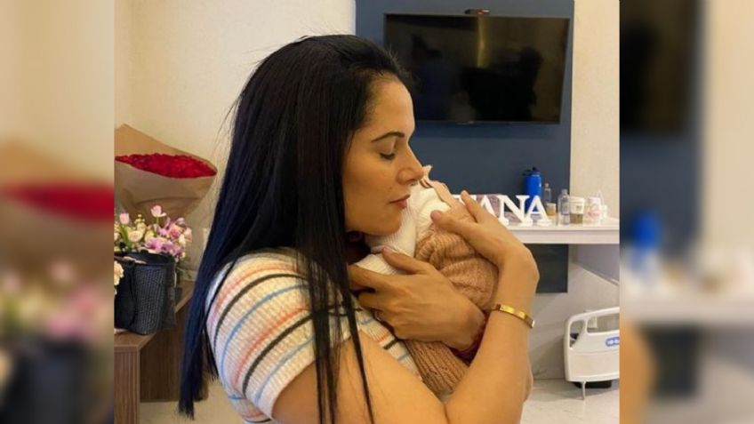 Con emotivo mensaje ex de 'El Potrillo' muestra a su nieta en Instagram a 1 mes haber nacido