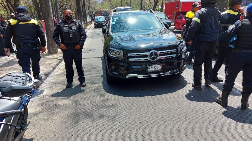 FOTOS: Balean a Mario a plena luz del día en una prestigiosa zona de la CDMX