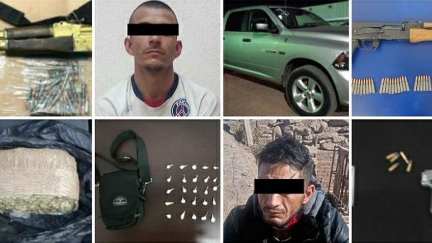 Combate al narco en Sonora: Capturan a 69 delincuentes e incautan 104 mil 539 dosis de droga