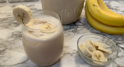 Smothie de plátano con yogurt natural: Receta fácil para un desayuno rápido y delicioso
