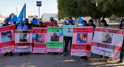 Rastreadoras de Ciudad Obregón marchan por los cientos de hombres desaparecidos en Cajeme