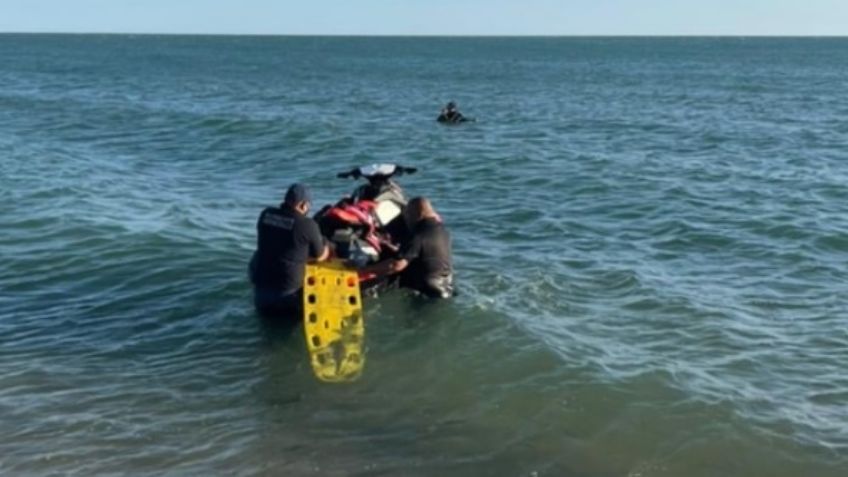 Rescatan a dos personas en las aguas de Bahía de Kino; hay un joven de 17 años desaparecido