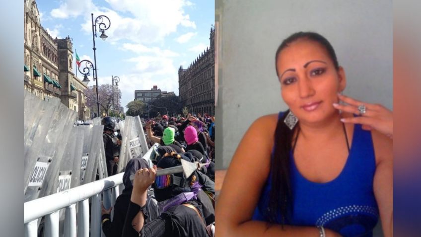 Tras muerte de Victoria Salazar en Tulum, feministas se enfrentan con policías de la CDMX en el Zócalo