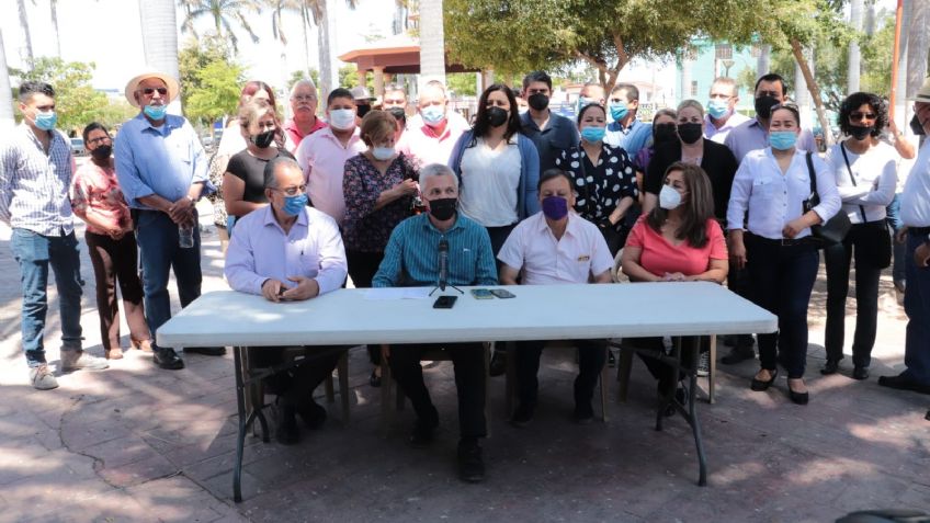 El candidato del PES Rosendo Arrayales presenta su planilla para competir por la alcaldía de Cajeme