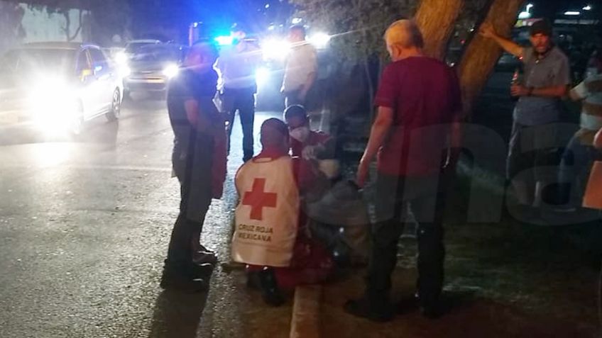 Atropella a señor y se da a la fuga al sur de Ciudad Obregón; la víctima fue hospitalizada