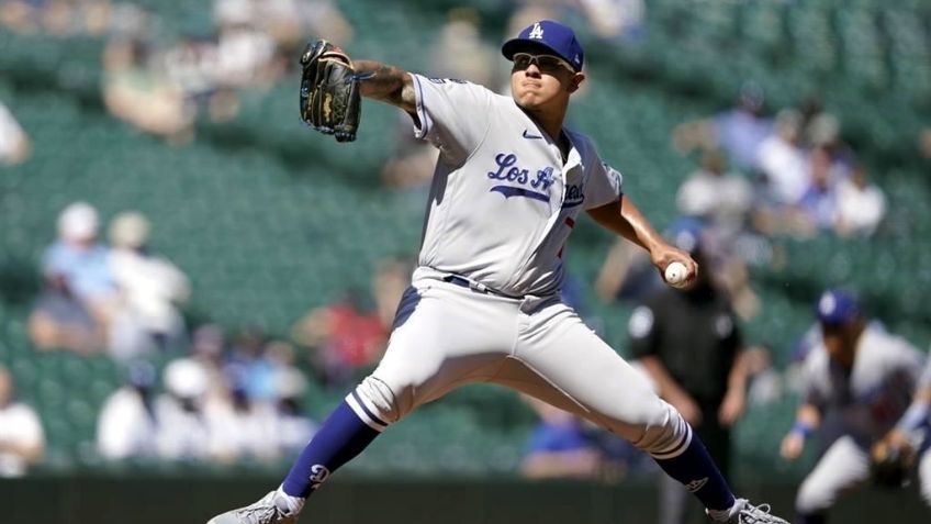Julio Urías luce cada vez más eficiente con los Dodgers de Los Ángeles
