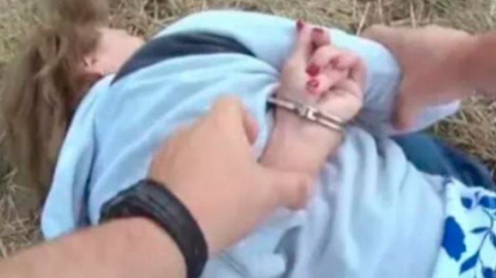 VIDEO: Oficial fractura el brazo de anciana con demencia; olvidó pagar 13 dólares en tienda