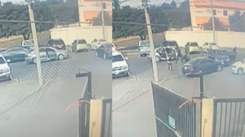 VIDEO: A plena luz del día, comando armado 'levanta' a hombres frente a gimnasio en Ciudad Obregón