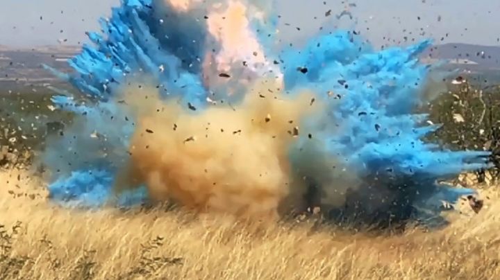 Explosión con tannerite para fiesta de revelación de género causa un sismo en dos estados