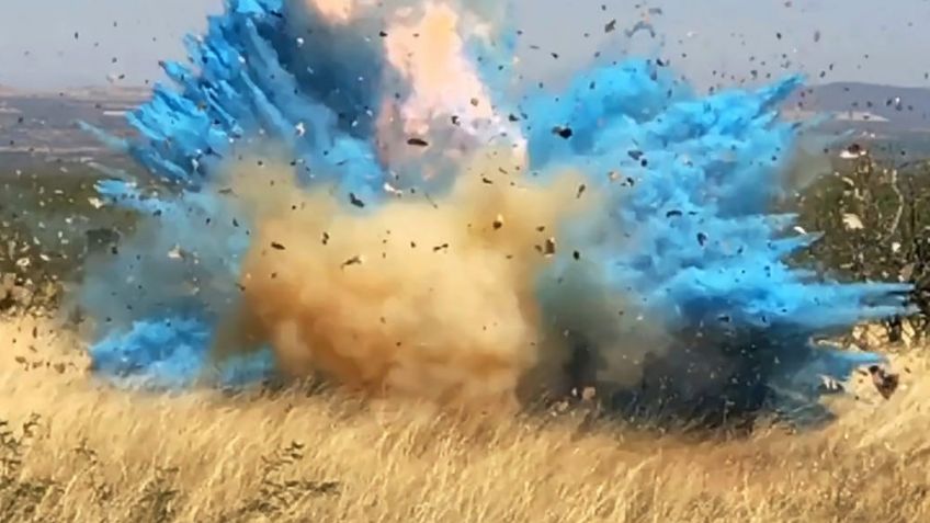 Explosión con tannerite para fiesta de revelación de género causa un sismo en dos estados