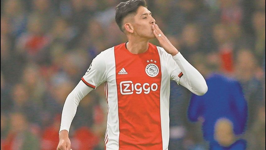 Edson Álvarez es ovacionado por todos los aficionados del Ajax en Holanda