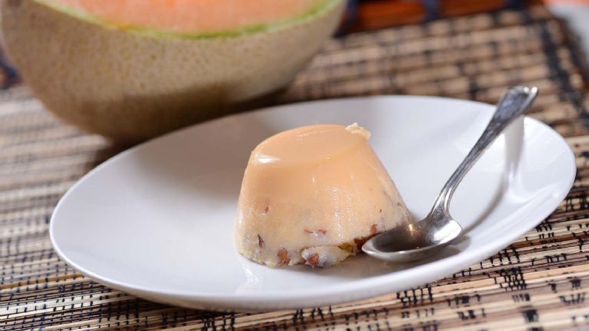 ¿Ganas de un postre? Esta receta de gelatina de melón es muy fácil de hacer