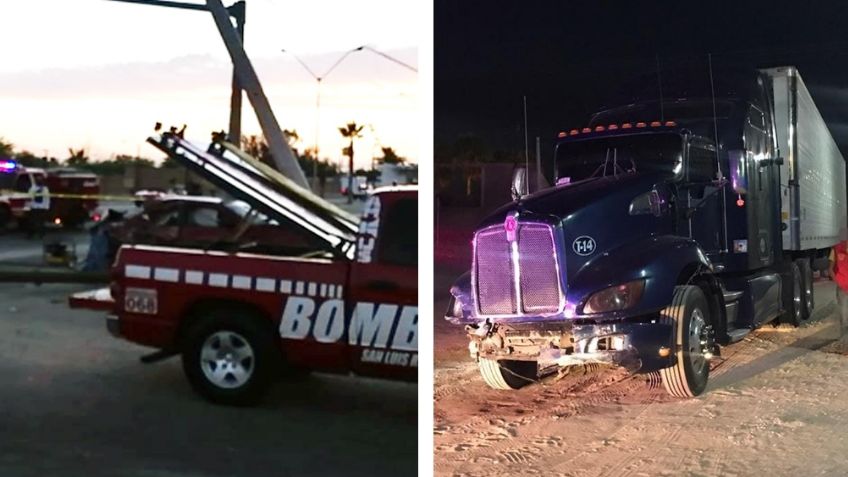 Mueren dos abuelitos en terrible choque al norte de Sonora; responsable intentó escapar