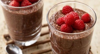 Cuida tu figura con este delicioso y saludable pudín de chía con chocolate