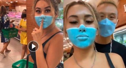 Youtubers enfrentan deportación en Indonesia por pintarse un cubrebocas para "bromear"