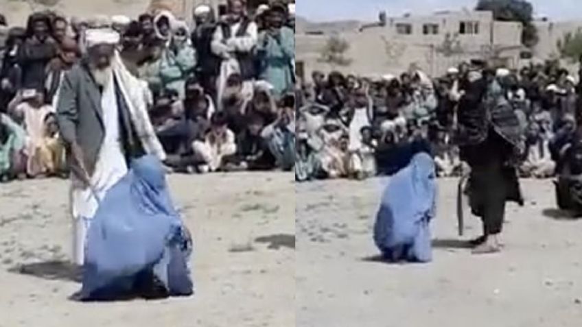 FUERTE VIDEO: Mujer recibe 40 azotes como "castigo" por hablar con un hombre por teléfono