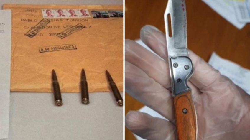 Temor en España: Envían carta amenazante y navaja "manchada" de sangre a una ministra