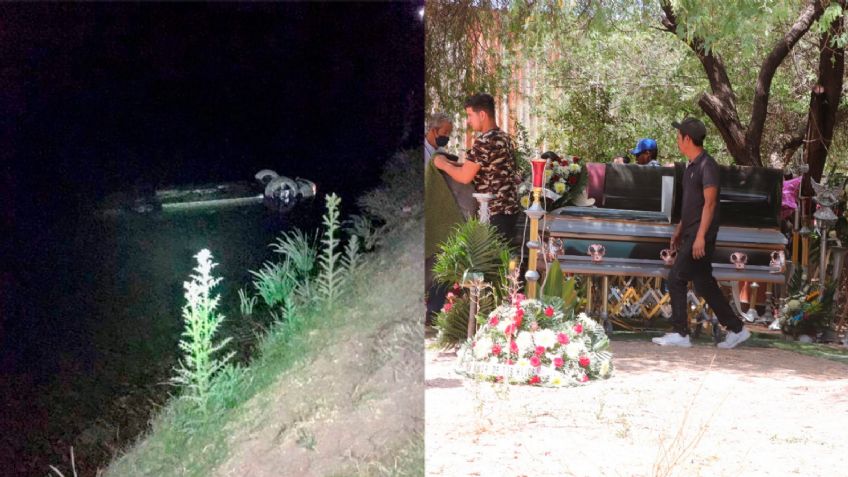 Emotivo funeral: Hugo de 10 años despide a su familia; fallecieron en trágico accidente al caer al Canal Alto en Cajeme
