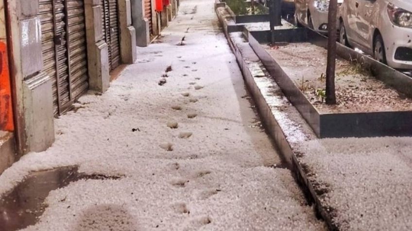 ¡CDMX se pinta de blanco! Granizo azota la capital y usuarios compartes VIDEOS en redes