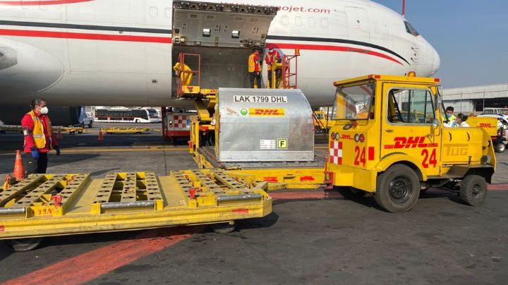 Covid-19: Casi 600 mil dosis de la vacuna de Pfizer llegan a México