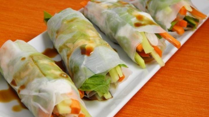 ¿Comida china saludable? Aprende a preparar estos ricos rollitos primavera fit