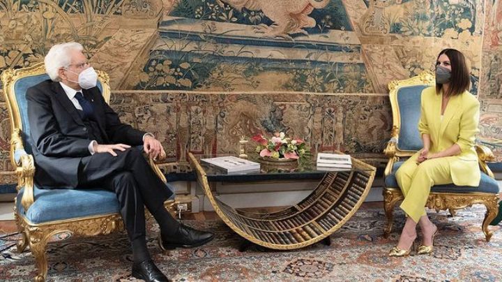 ¡Memorable! Laura Pausini se reúne con el presidente de Italia tras nominación en los Oscar