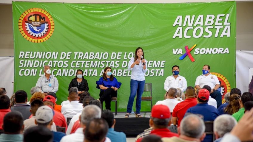 “Soy su aliada”: Anabel Acosta a trabajadores sindicalizados; avanza su campaña en Cajeme