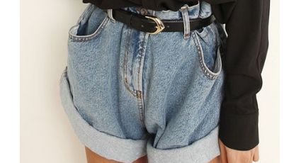 Refréscate en esta primavera al lucir un bello 'outfit' con 'mom shorts'