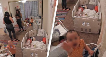 Macabro hallazgo: Madre escucha voces que provienen de la cámara de vigilancia de su bebé