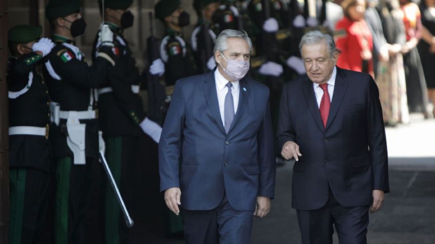 AMLO manda buenos deseos al presidente de Argentina: "Que te recuperes pronto amigo"