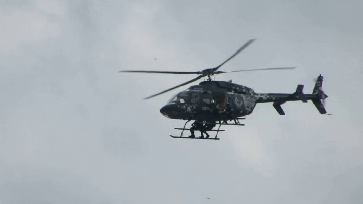 NL: Grupo armado ataca a helicóptero de Fuerza Civil; piloto resulta lesionado