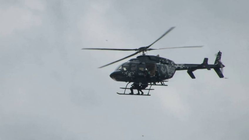 NL: Grupo armado ataca a helicóptero de Fuerza Civil; piloto resulta lesionado