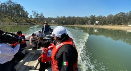 Lamentable: Menor de edad muere ahogada en Lago de Guadalupe; el fango hundió su cuerpo