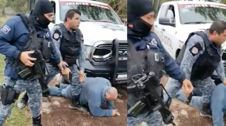 "No me grabes pu...": Policía somete a anciano a plena luz del día y exhiben el brutal VIDEO
