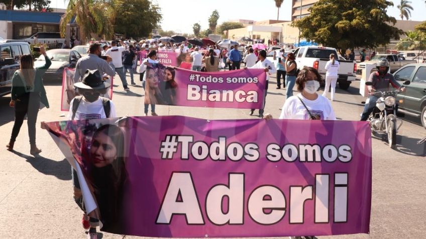 Realizan marcha para exigir justicia para las hermanas Mendoza, desaparecidas en Ciudad Obregón