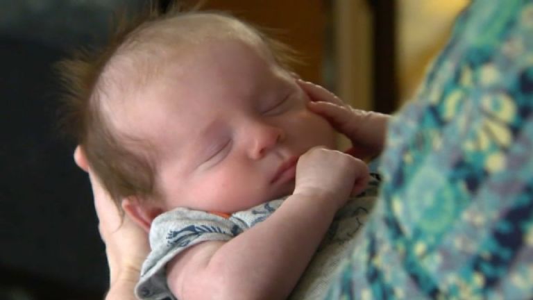 Melissa Surgecoff no sabía que estaba embarazada hasta que dio a luz