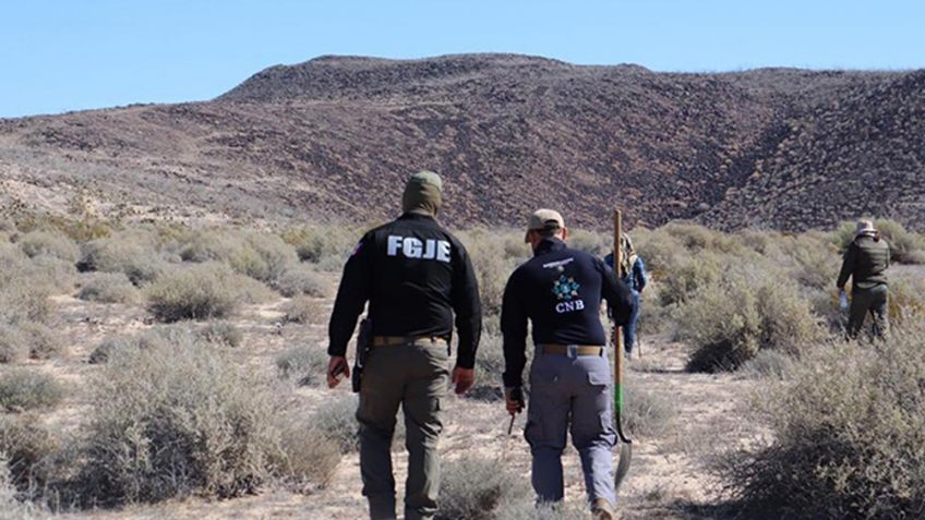 Descubren cadáver de mujer enterrado en predio de Nogales; fue hallado en los huesos