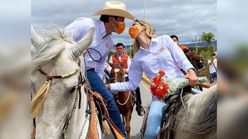 FOTO: ¡Lo que faltaba! Mariana Rodríguez y Samuel García hacen esto para su campaña