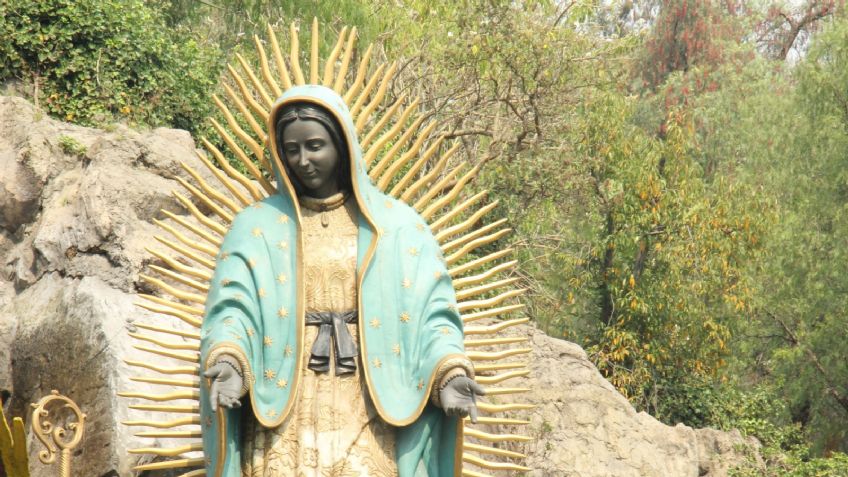 VIDEO: "¡Hijos de...!" Peregrina se pone furiosa cuando tiran a la Virgen de Guadalupe
