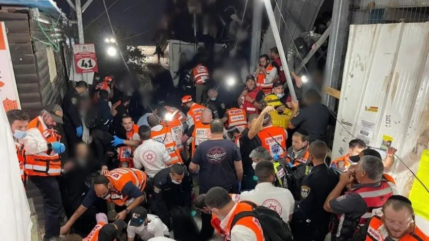 Lamentable: De los 45 muertos por estampida en Israel, 5 eran niños