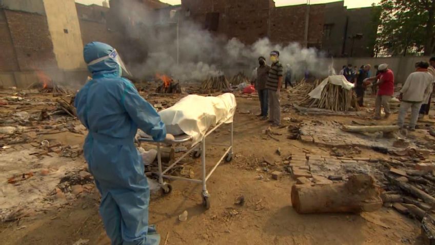 FUERTES IMÁGENES: Trabajadores de los crematorios exigen recibir la vacuna de Covid-19
