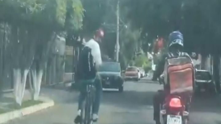 VIDEO: Atropellan a ciclista segundos después de robar un celular en Jalisco