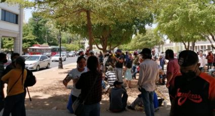 Pepenadores de Hermosillo se manifiestan en el Palacio Municipal por inconformidad