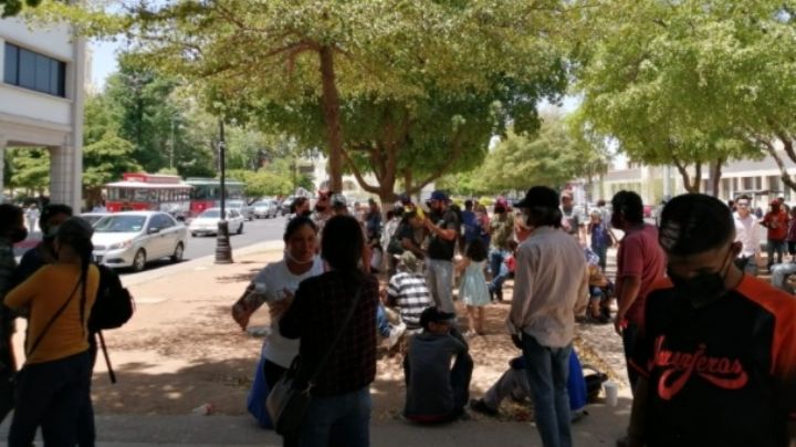 Pepenadores de Hermosillo se manifiestan en el Palacio Municipal por inconformidad