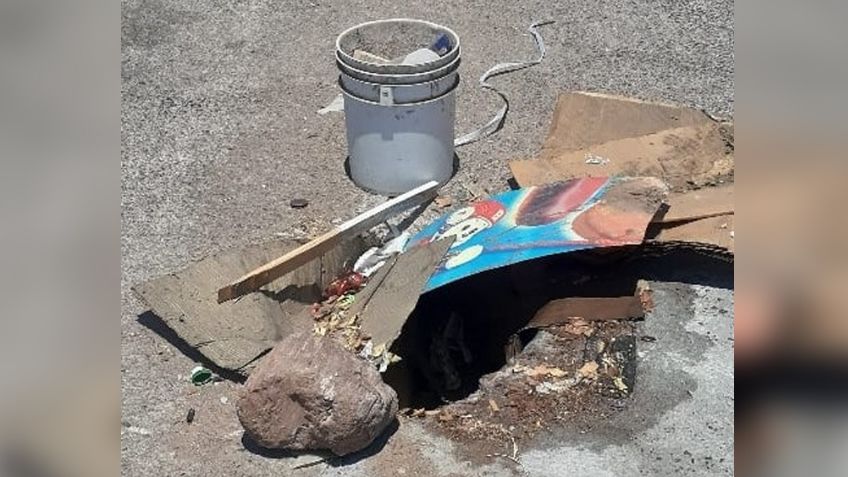 Guaymas: Alcantarilla en mal estado pone en riesgo a los vecinos de la colonia Popular