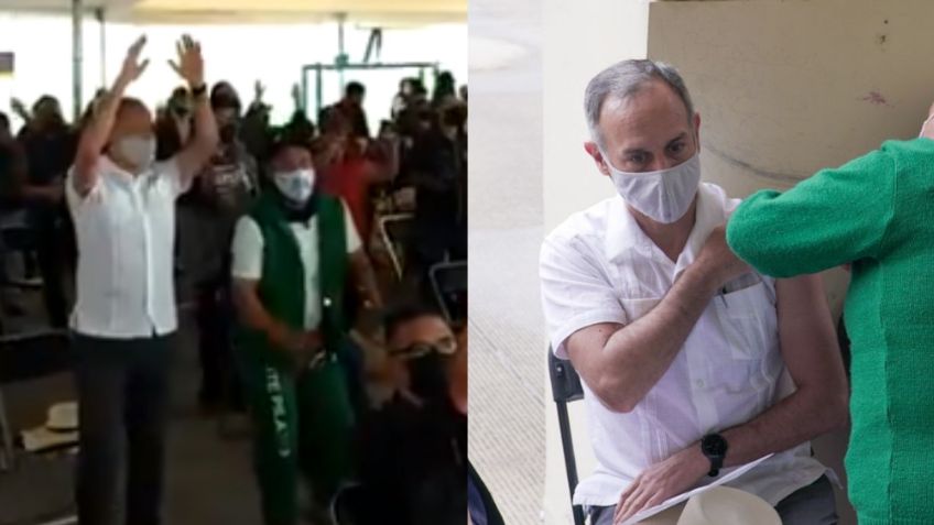 Vacunado y bailando: López-Gatell afirma que la epidemia "está como en abril 2020"